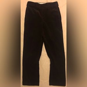 NWOT L.L. Bean Dark Chocolate Classic Fit Corduroy Flap Pocket Pants - W30xL30